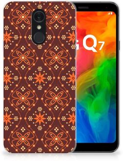 B2Ctelecom LG Q7 TPU bumper Batik Brown