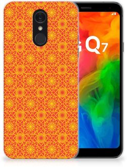 B2Ctelecom LG Q7 TPU bumper Batik Orange