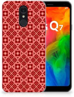 B2Ctelecom LG Q7 TPU bumper Batik Red