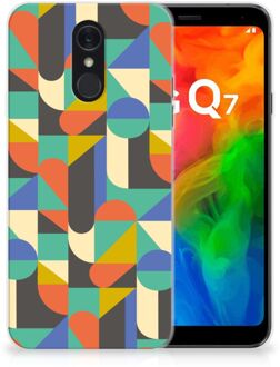 B2Ctelecom LG Q7 TPU bumper Funky Retro