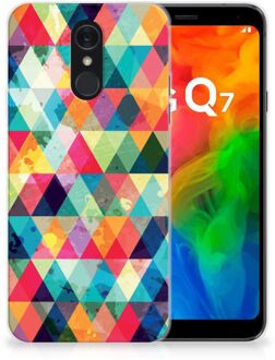 B2Ctelecom LG Q7 TPU bumper Geruit