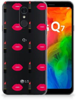 B2Ctelecom LG Q7 TPU bumper Lipstick Kiss