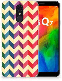 B2Ctelecom LG Q7 TPU bumper Zigzag Color