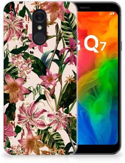 B2Ctelecom LG Q7 TPU Case Flowers