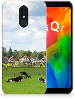 B2Ctelecom LG Q7 TPU Hoesje Koeien