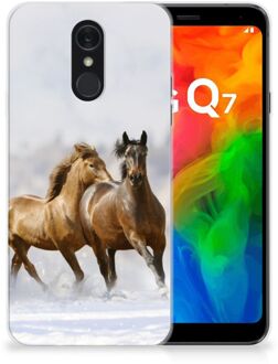 B2Ctelecom LG Q7 TPU Hoesje Paarden