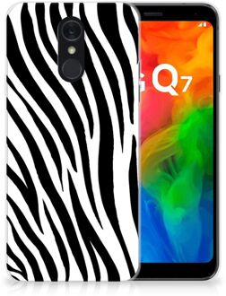 B2Ctelecom LG Q7 TPU Hoesje Zebra