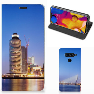 B2Ctelecom LG V40 Thinq Book Cover Rotterdam