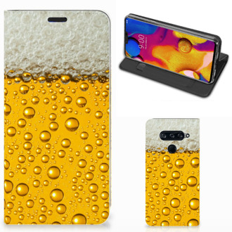 B2Ctelecom LG V40 Thinq Flip Style Cover Bier