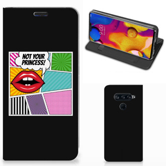 B2Ctelecom LG V40 Thinq Hippe Standcase Popart Princess