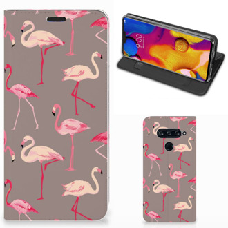 B2Ctelecom LG V40 Thinq Hoesje maken Flamingo