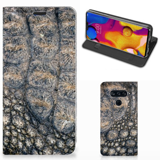 B2Ctelecom LG V40 Thinq Hoesje maken Krokodillenprint