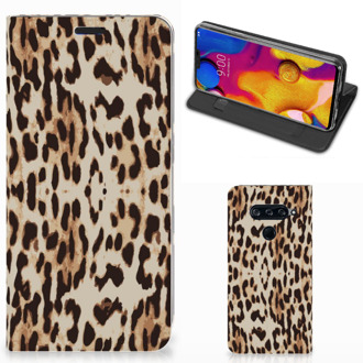 B2Ctelecom LG V40 Thinq Hoesje maken Leopard