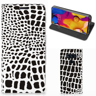 B2Ctelecom LG V40 Thinq Hoesje maken Slangenprint