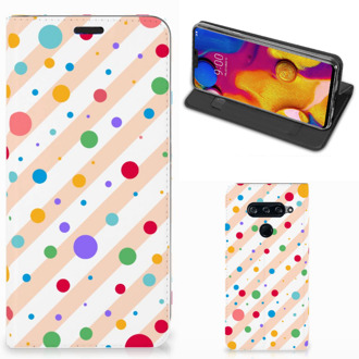 B2Ctelecom LG V40 Thinq Hoesje met Magneet Dots