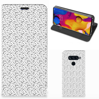 B2Ctelecom LG V40 Thinq Hoesje met Magneet Stripes Dots