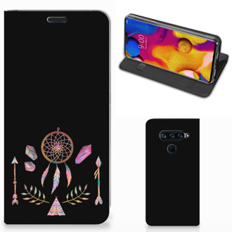 B2Ctelecom LG V40 Thinq Magnet Case Boho Dreamcatcher