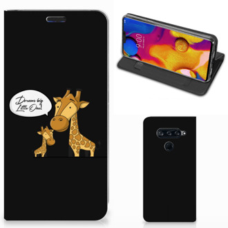 B2Ctelecom LG V40 Thinq Magnet Case Giraffe