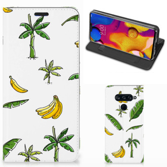 B2Ctelecom LG V40 Thinq Smart Cover Banana Tree