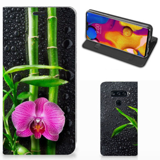 B2Ctelecom LG V40 Thinq Smart Cover Orchidee