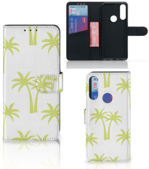 B2Ctelecom Magnet Case Alcatel 1S 2020 Telefoonhoesje Palmtrees