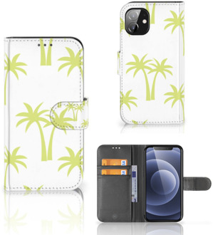 B2Ctelecom Magnet Case Apple iPhone 12 Mini Telefoonhoesje Palmtrees