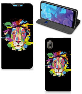 B2Ctelecom Magnet Case Huawei Y5 (2019) Lion Color