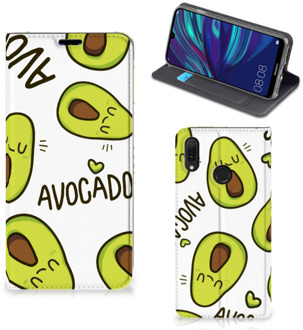 B2Ctelecom Magnet Case Huawei Y7 hoesje Y7 Pro (2019) Avocado Singing