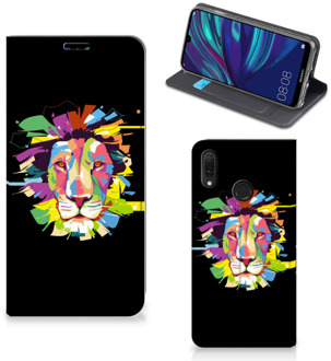 B2Ctelecom Magnet Case Huawei Y7 hoesje Y7 Pro (2019) Lion Color