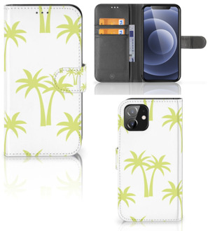 B2Ctelecom Magnet Case iPhone 12 | 12 Pro (6.1") Telefoonhoesje Palmtrees