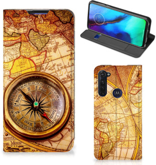 B2Ctelecom Magnet Case Motorola Moto G Pro Smart Cover Hoesje Kompas