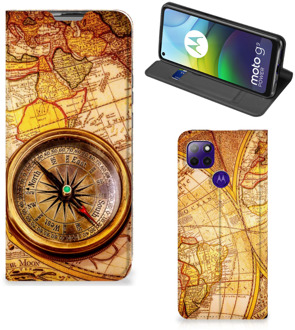 B2Ctelecom Magnet Case Motorola Moto G9 Power Smart Cover Hoesje Kompas