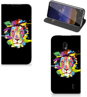 B2Ctelecom Magnet Case Nokia 2.2 Lion Color