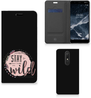 B2Ctelecom Magnet Case Nokia 5.1 (2018) Boho Stay Wild