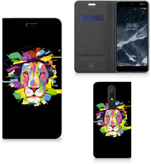 B2Ctelecom Magnet Case Nokia 5.1 (2018) Lion Color