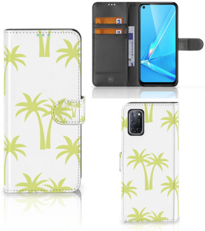 B2Ctelecom Magnet Case OPPO A72 | OPPO A52 Telefoonhoesje Palmtrees