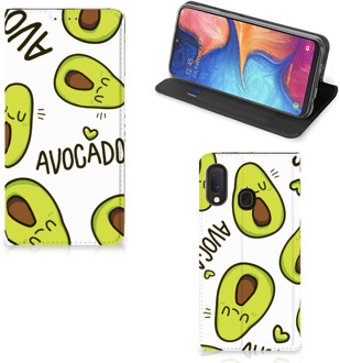 B2Ctelecom Magnet Case Samsung Galaxy A20e Avocado Singing