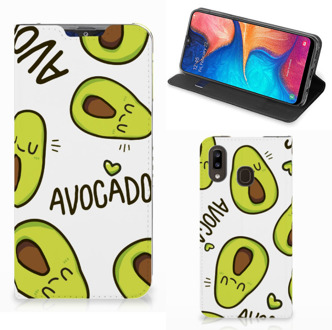 B2Ctelecom Magnet Case Samsung Galaxy A30 Avocado Singing