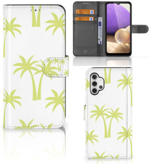 B2Ctelecom Magnet Case Samsung Galaxy A32 4G Telefoonhoesje Palmtrees