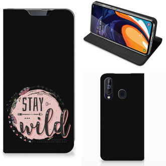 B2Ctelecom Magnet Case Samsung Galaxy A60 Boho Stay Wild