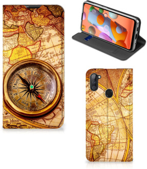 B2Ctelecom Magnet Case Samsung Galaxy M11 | A11 Smart Cover Hoesje Kompas