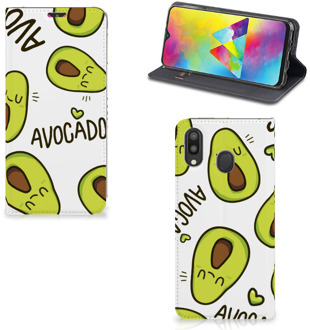 B2Ctelecom Magnet Case Samsung Galaxy M20 Avocado Singing