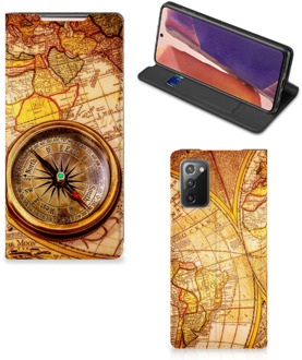 B2Ctelecom Magnet Case Samsung Galaxy Note20 Smart Cover Hoesje Kompas