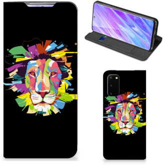 B2Ctelecom Magnet Case Samsung Galaxy S20 Lion Color