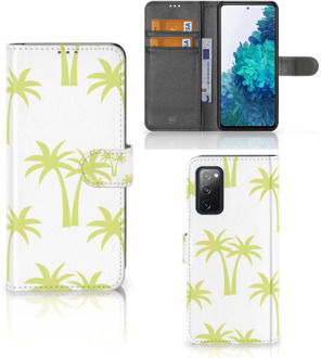 B2Ctelecom Magnet Case Samsung Galaxy S20FE Telefoonhoesje Palmtrees