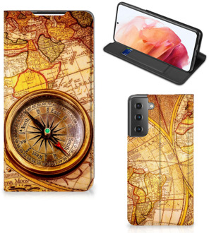 B2Ctelecom Magnet Case Samsung Galaxy S21 Smart Cover Hoesje Kompas