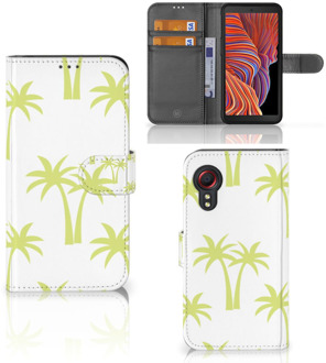 B2Ctelecom Magnet Case Samsung Galaxy Xcover 5 Telefoonhoesje Palmtrees