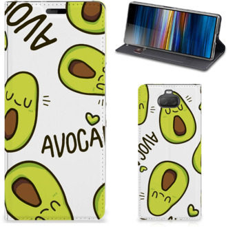 B2Ctelecom Magnet Case Sony Xperia 10 Avocado Singing