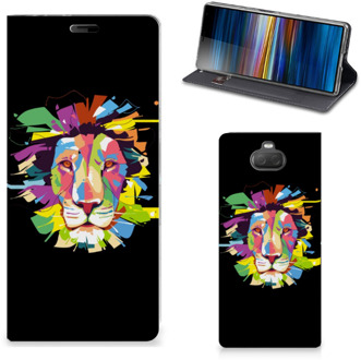 B2Ctelecom Magnet Case Sony Xperia 10 Plus Lion Color