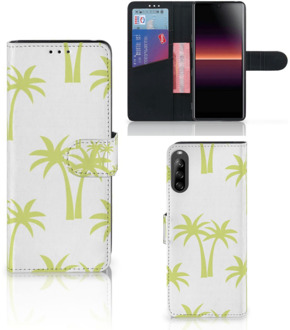 B2Ctelecom Magnet Case Sony Xperia L4 Telefoonhoesje Palmtrees